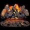 Duluth Forge Vented Natural Gas Fireplace Log Set - 24 In., 55,000 Btu, Match FNVL24-1 - alternate 1